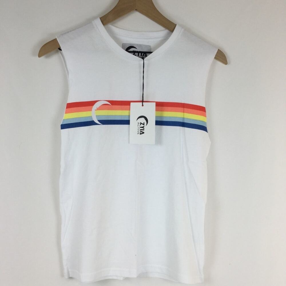 Zyia End of the Rainbow Tank, size small, NWT